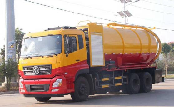 東風天龍清洗吸污車
